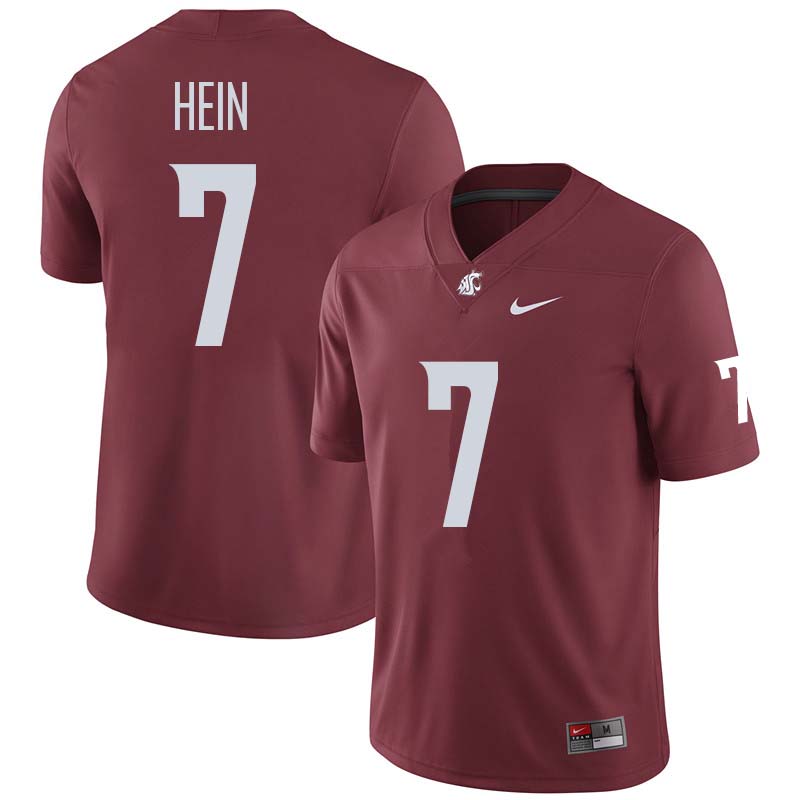 Men #7 Mel Hein Washington State Cougars College Football Jerseys Sale-Crimson - Click Image to Close